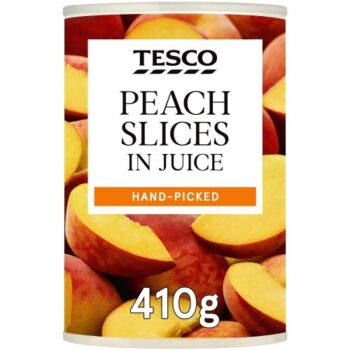 Tesco Peach Slices In Juice (410g)