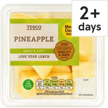 Tesco Pineapple Chunks (FOS) (300g)