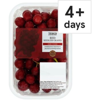 Tesco Red Seedless Grapes (500g)