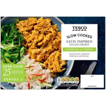 Tesco Slow Cooked Satay Inspired Pulled Chicken (470g)