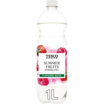 Tesco Summer Fruits Sparkling Flavoured Water (1 Litre)