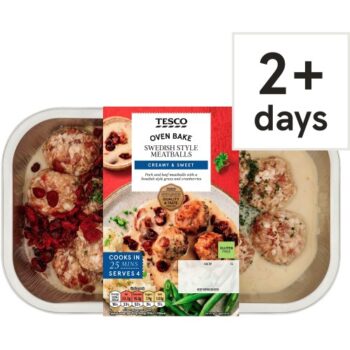 Tesco Swedish Style Meatballs (600g)