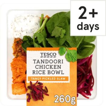 Tesco Tandoori Chicken Rice Bowl (240g)