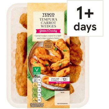 Tesco Tempura Carrots Wedges (150g)
