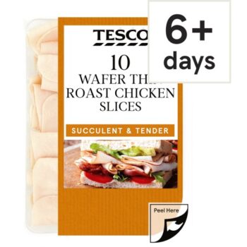 Tesco Wafer Thin Roast Chicken Slices (125g)