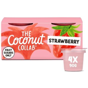 The Coconut Collaborative Strawberry Coconut Yog (4 x 90g)