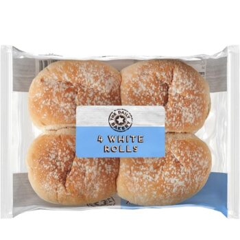 The Daily Bakery 4 White Rolls
