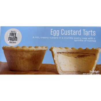 The Gluten Free Kitchen 2 Egg Custard Tarts (2 x 80g)