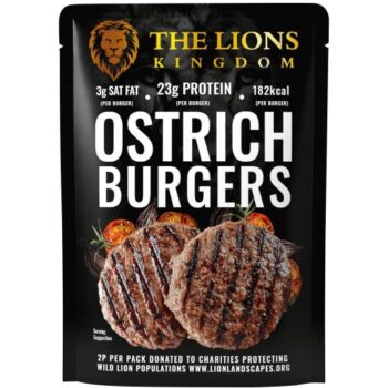 The Lions Kingdom Ostrich Steak Burgers (240g)