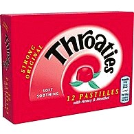Throaties Soft And Soothing Strong Original Pastilles (12)