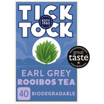 Tick Tock Rooibos Earl Grey Tea Bags (40 x 90g)