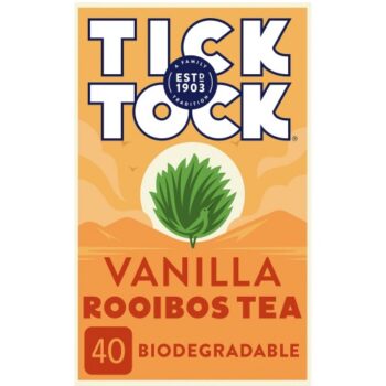 Tick Tock Rooibos Vanilla Tea Bags (40 x 80g)