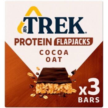 TREK Cocoa Oat Protein Flapjacks Multipack (3 x 50g)