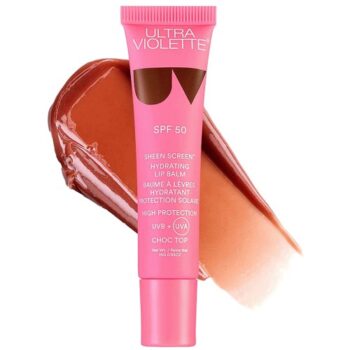 Ultra Violette Sheen Screen Spf 50 Hydrating Lip Balm Choc Top (15g)