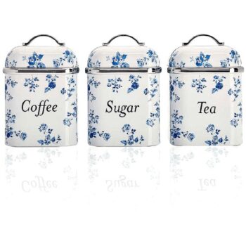 VQ Laura Ashley Canisters China Rose Set