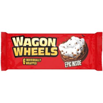 Wagon Wheels 6 Individually Wrapped Biscuits (6 x 220g)