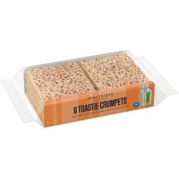 Waitrose 6 Toastie Crumpets (6)