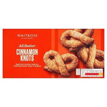 Waitrose All Butter Cinnamon Knots (150g)