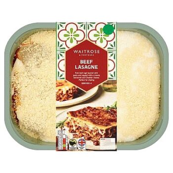 Waitrose Beef Lasagne (1500g)