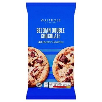 Waitrose Belgian Double Chocolate All Butter Cookies (200g)