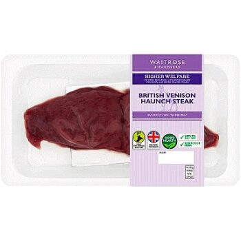 Waitrose British Venison Haunch Steak (135g)