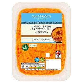 Waitrose Carrot & Swede Potato Mash (400g)