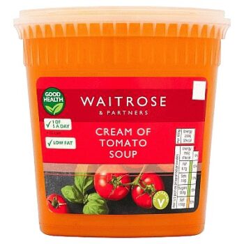 Waitrose Cream of Tomato Soup (600g)