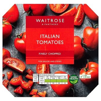 Waitrose Finely Chopped Tomatoes (4 x 400g)