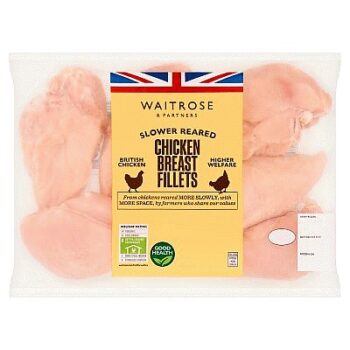 Waitrose Frozen Chicken Breast Fillets (1kg)