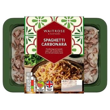 Waitrose Italian Spaghetti Carbonara for 1 (400g)