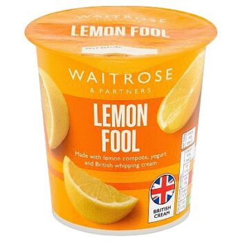 Waitrose Lemon Fruit Fool (114g)