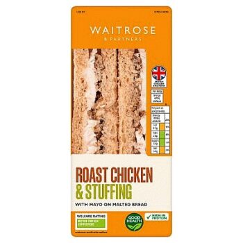 Waitrose Roast Chicken & Stuffing Sandwich each