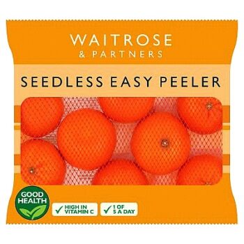 Waitrose Seedless Easy Peelers (600g)