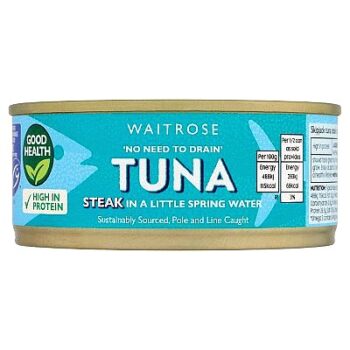 Waitrose Tuna Steak in Spring Water (120g)