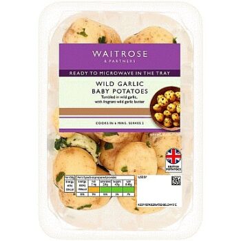 Waitrose Wild Garlic Baby Potatoes (400g)