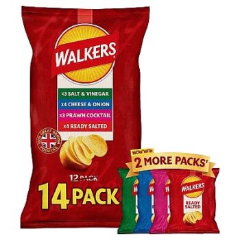 Walkers Classic Variety Multipack Crisps (12 x 25g)