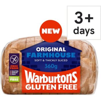 Warburtons Gluten Free Original Farmhouse White Bread (360g)