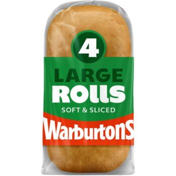 Warburtons Large Sliced Rolls
