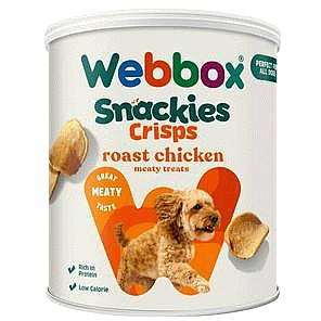 Webbox Snackies Crisps Roast Chicken Meaty Treats for Dogs (35g)