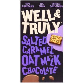 Well&Truly Oat Milk Chocolate Salted Caramel (90g)