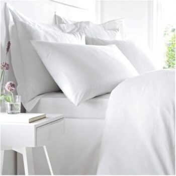 West Park White 300 Thread Count Deep Fitted Sheet Double