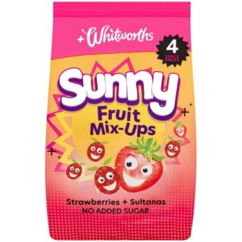 Whitworths Sunny Mix Ups Strawberry & Sultana (4 x 18g)