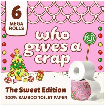 Who Gives A Crap Extra Soft Limited Edition Toilet Tissue 6 Mega Rolls
