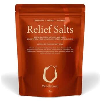WholyMe Relief Salts Natural For Muscles And Joints (1kg)