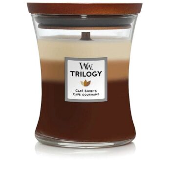 Woodwick Medium Candle Cafe Sweets Trilogy (275g)