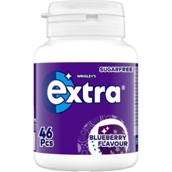 Wrigley's Extra Blueberry Flavour Sugarfree Chewing Gum Bottle (46 x 64g)