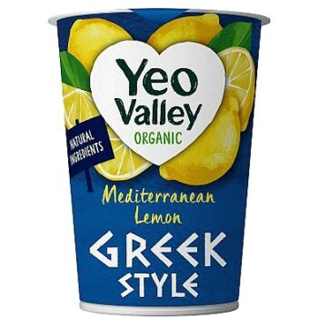 Yeo Valley Greek Style Mediterranean Lemon Yogurt (0.45kg)