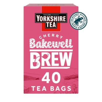 Yorkshire Tea Cherry Bakewell Brew 40 Tea Bags (112g)