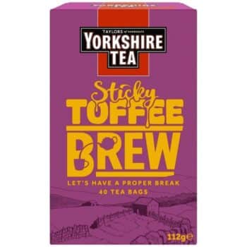 Yorkshire Tea Sticky Toffee Pudding brew 40 bags (112g)