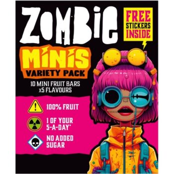 Zombie Mini Fruit Snack Bar Variety Multipack (10 x 13g)